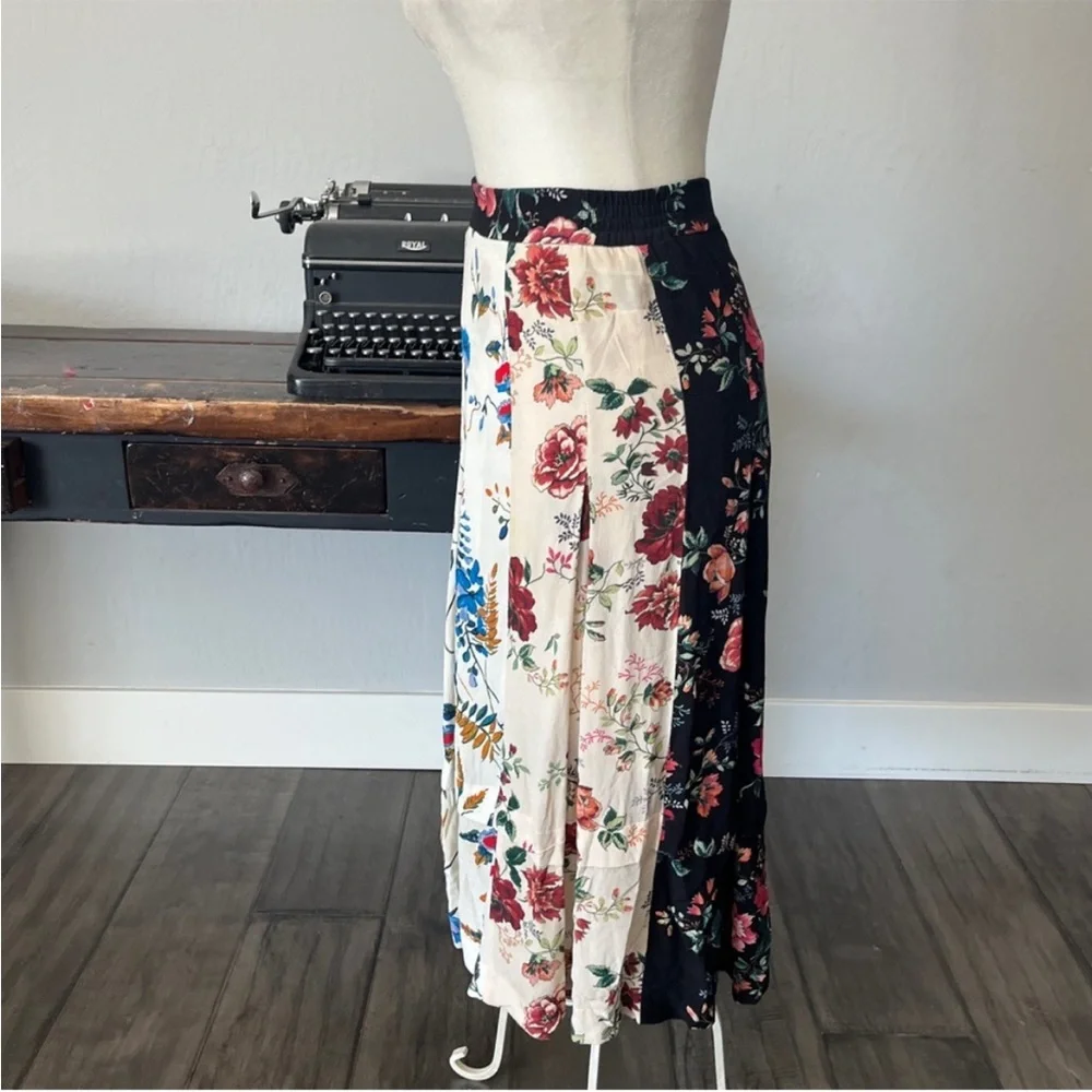 Maje Jinger Floral Midi Skirt - Size 2